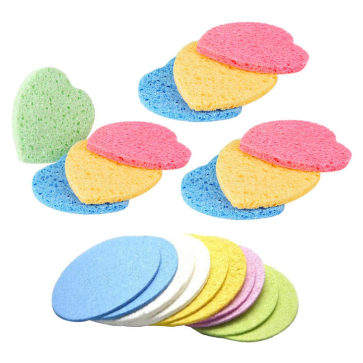 Cellulose Facial Sponges Compressed Cellulose Sponges for Face 10 Count ...