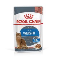 ส่งฟรีทุกรายการ อาหารสัตว์✻[85g -12ซอง-Exp05/23] Royal Canin Light Weight Care Gravy อาหารเปียกในเกรวี่ สำหรับแมวโตอายุ 1 ปีขึ้นไปสูตรคว