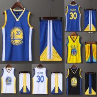 เสื้อกีฬาบาสเก็ตบอล ลายทีม NBA Golden State Warriors Jersey 30 Curry Jersey สําหรับเด็ก