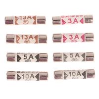 【YF】 2PCS 6 x 25MM 3A/5A/10A/13A Plug Top Fuse Electrical Ceramic BS1362 British Tube