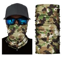 Multifunctional Camouflage Bandana Buffs Neck Gaiter Headband Cycling Fishing Hiking Balaclava Mask Scarf  Outdoor Headwear Mask