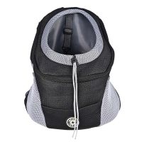 Outdoor Double Shoulder Portable Travel Backpack Outdoor Pet Cat Dog Carrier Bag Pet Cat Dog Front Nylon Bag Mesh Backpack Head