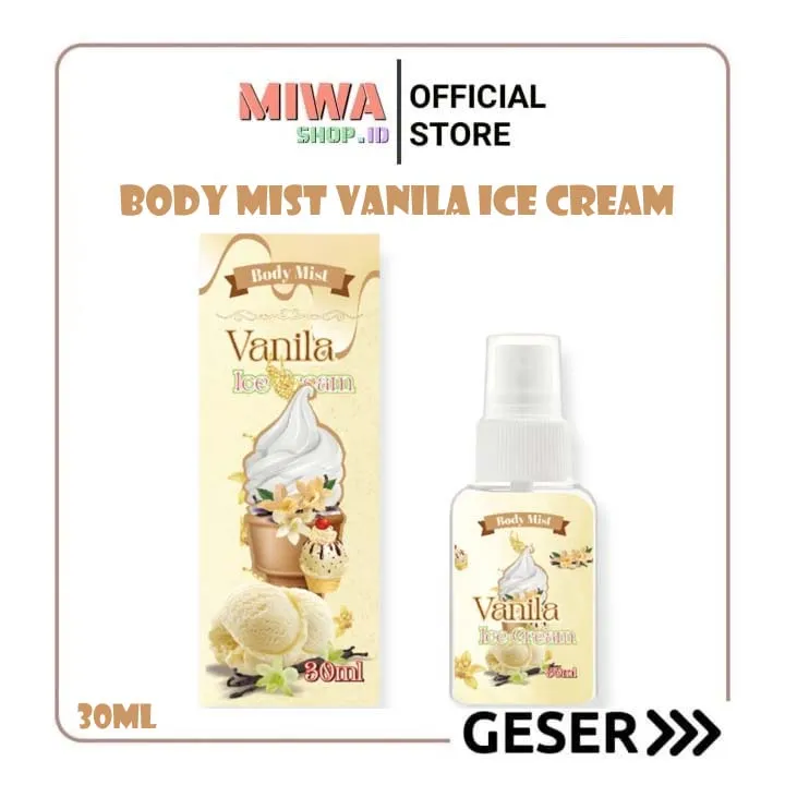 Miwa - Parfum Body Mist Vanila Ice Cream 30ml Premium / Parfum Vanila ...