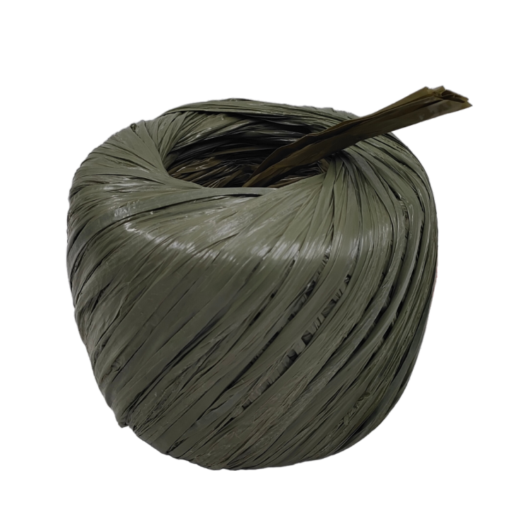 Plastic Twine Straw Rope Panali Flat Film Packing Rope Tali Lubid (GRAY