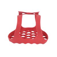 Silicone Lifter Accessories Compatible with 6 Qt and 8 Qt, and Pressure Cookers, Red