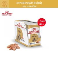 [ส่งฟรี] [ยกกล่อง 12 ซอง] Royal Canin Shih Tzu Adult Pouch Loaf อาหารเปียกสุนัข พันธุ์ชิห์ สุ อายุ10เดือนขึ้นไป (โลฟเนื้อละเอียด)