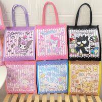 ✿ Sanrio Hello Kitty Portable Insulated Lunch Bags Kawaii Women Cooler Handbag Foil Thermal Food Box Picnic Dinner Container