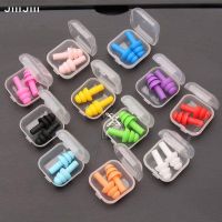 【health】 JIIIJIII Swimming earplug Silicone material Diving earplug Soft and comfortable Mute waterproof Noise prevention Sleep earplugs Suitable for adults and children