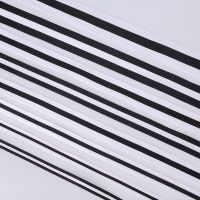 5Yards White Black Stripe satin Band High Tenacity  Ribbon black Bands Clothes Lace Trim Webbings Garment Trouser Accessories