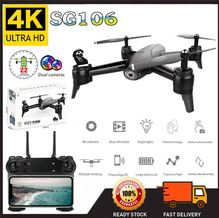 h-amp-a-ขายดี-โดรนติดกล้อง-โดรนบังคับ-โดรนถ่ายรูป-drone-blackshark-106s-ดูภาพfullhdผ่านมือถือ-บินนิ่งมาก-รักษาระดับความสูง-บินกลับบ้านได้เอง-กล้อง2ตัว-ฟังก์ชั่นถ่ายรูป-บันทึกวีดีโอแบบอัตโนมัติ