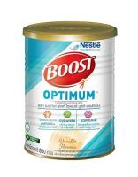 Boost optimum ขนาด 800 กรัม จาก Nutren optimum nestle อาหารทางการแพทย์ อาหารผู้ป่วย นมผู้ป่วย กลิ่นวนิลา ผสม เวย์โปรตีน