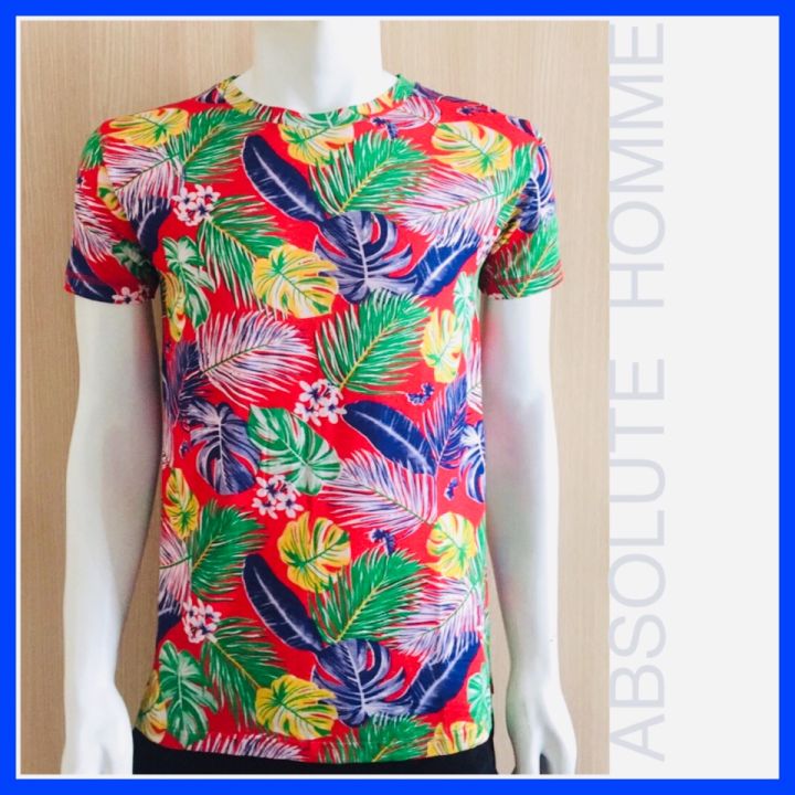 เสื้อลายดอก-เสื้อยืดลายดอก-เสื้อสงกรานต์-flower-print-t-shirt