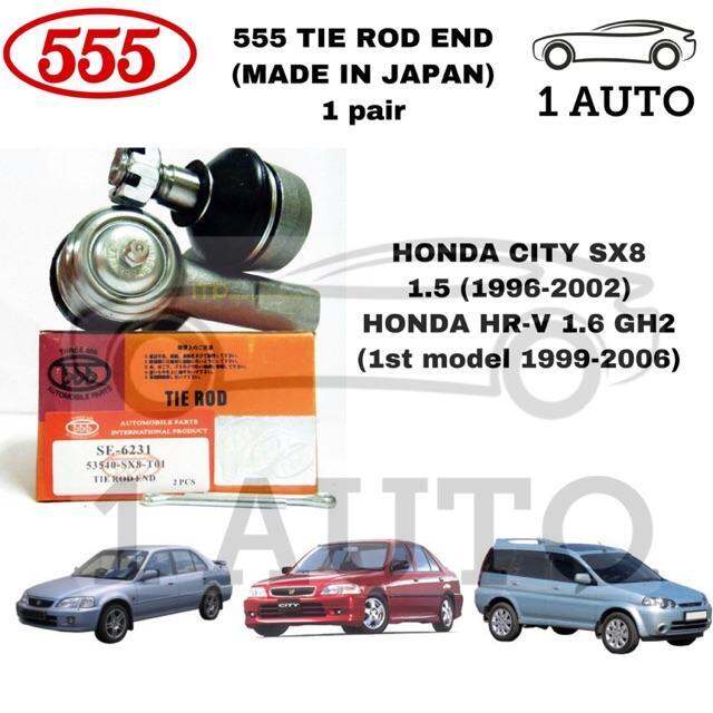 (MADE IN JAPAN) 555 TIE ROD END HONDA CITY SX8 1.5 HRV GH2 1.6 (1 PAIR