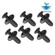 50pcs 6mm Hole Car Fender Plastic Push Pin Rivets Retainer Clips for Honda