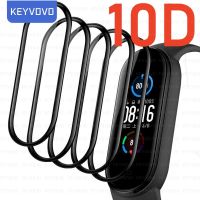 10D Protective Glass for Xiaomi Mi Band 6 5 4 Screen Protector for Miband 6 5 4 Smart Watchband 4 band5 Soft Film 1/2/3/5PCS Smartwatches