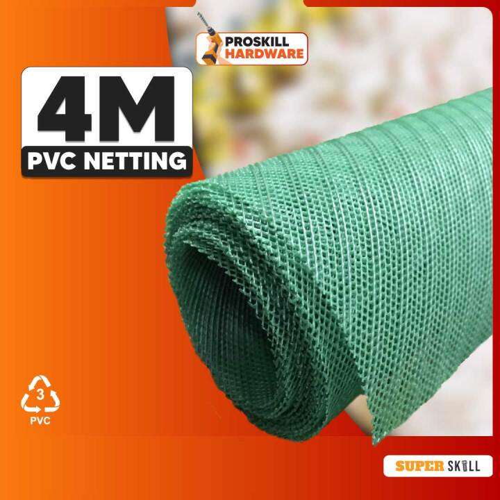 PROSKILL HARDWARE 4M Netting Garden Plastic PVC Mesh Plant Support