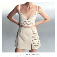 Vinn Patararin - Tank in white เสื้อครอป