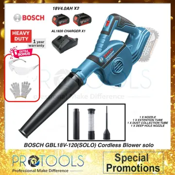 Bosch Cordless Blower GBL18V-120 Rechargeable 18V lithium Air Blower  Industrial Dust Blower Fan leaf blower