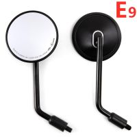 ▼ Black Round Motorcycle Rearview Mirrors 10mm Motorbike Rear View Mirror For Sym Kymco Vespa Motorbikes Scooter Moto Accessories