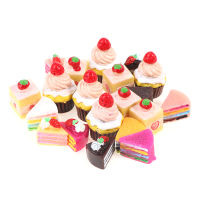 WORE 5PCS 1:12 Dollhouse miniture Kitchen Toys strawberry cake Toy Accessories