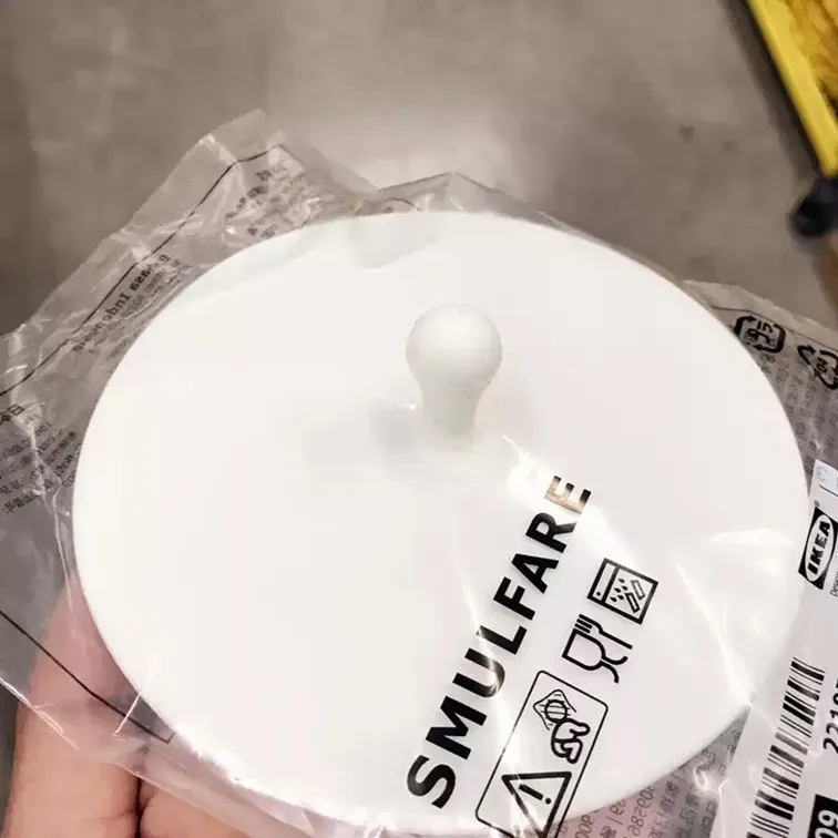 SMULFARE Lid for mug, silicone white - IKEA