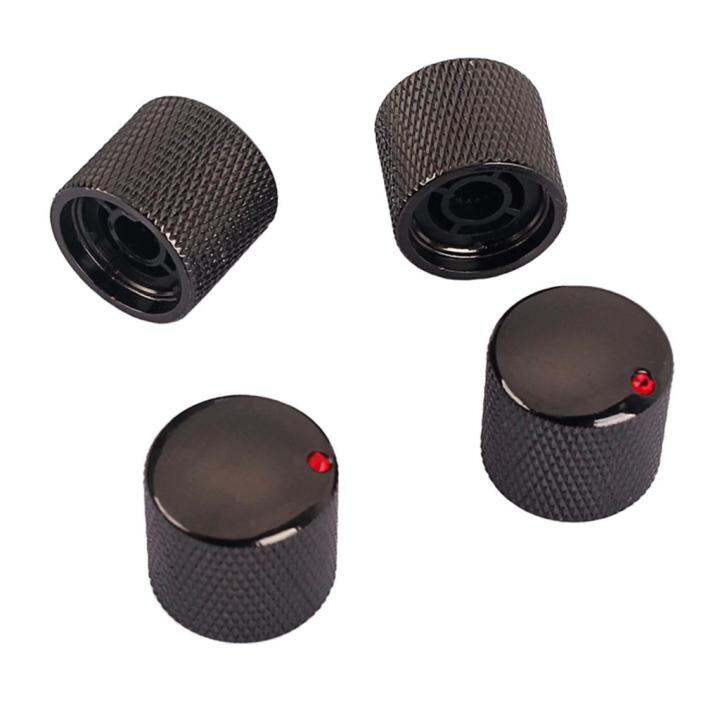 BNGUITAR 4 Pieces Electric Guitar Knob Screw Fixing Tone Volume Knobs Lazada