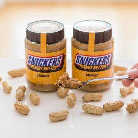 Snickers peanut butter 320g Crunchy chocolate coklat mentega kacang ...