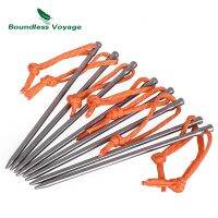 Boundless Voyage Titanium Pegs Heavy Duty Outdoor Camping Tent Accessories Tent Stakes Nail