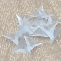 ☢ 100PCS PVC Clear Anti Dust Edge Dustproof Corner Protector Protective Edge Triangles for Furniture Cabinet Drawer Corner Bracket