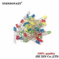 5Colors*20PCS=100PCS 5mm LED Diode Light Assorted Kit Green Blue White Yellow Red COMPONENT DIY kit WATTY Electronics