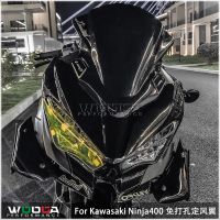 Downforce Sport spoilers for Kawasaki Ninja 400 Ninja400 Side Spoiler Wind Deflector Frame Fairing Kit Motorcycle Accessories