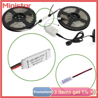 Ministar 3x4A DC12V 144W แบบพกพาขนาดเล็ก RGB แถบไฟ LED เครื่องขยายเสียงสำหรับแถบไฟ LED RGB SMD 5050 2835 3528 5730 5630 3014