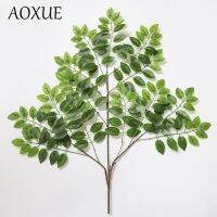 【DT】 hot  68cm Simulation green plants eucalyptus leaves fake branches decorative fake garden forest ecological park green modeling leaves