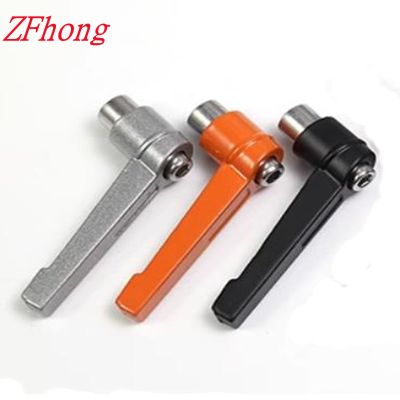 1PC M4 M5 M6 M8 M10 M12  Stainless steel  Female Clamping knob Lever Machinery Adjustable Handle  Knob nut Nails Screws Fasteners