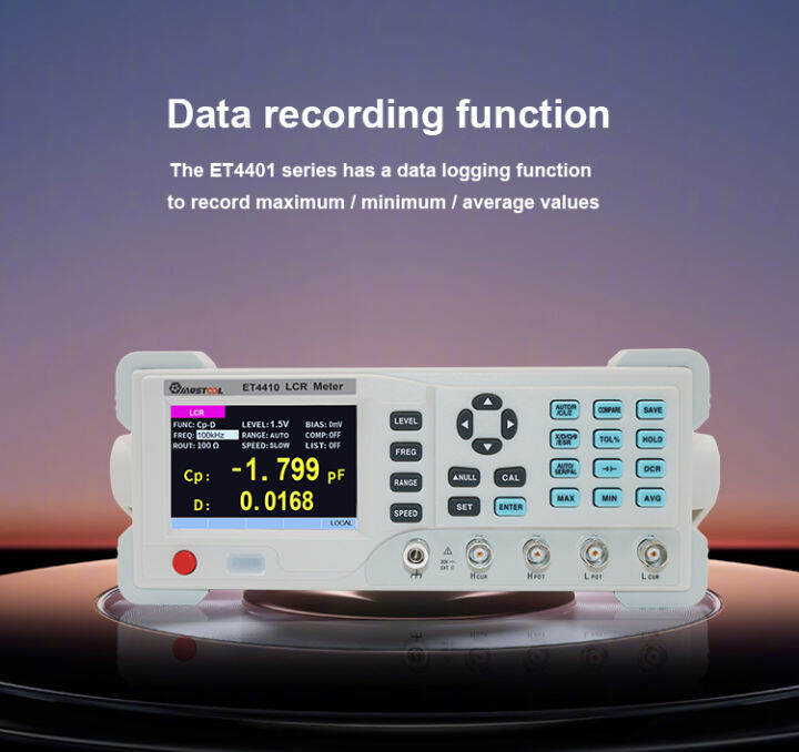 MUSTOOL ET4410 Digital Electric Desktop High Precision LCR Meter
