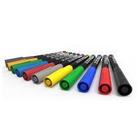 11Pcsset DSPIAE Soft Tipped Markers 11 Colors Brush Pen Set Paint Tool Sets Red Blue Green Yellow Black Yellow Gray Gold