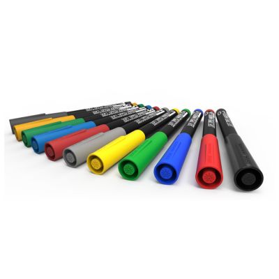 202111Pcsset DSPIAE Soft Tipped Markers 11 Colors Brush Pen Set Paint Tool Sets Red Blue Green Yellow Black Yellow Gray Gold
