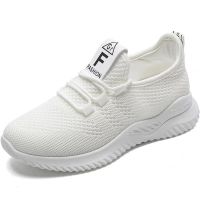 Ready Stock Women Korean Sneakers Thick-soled Comfortable Casual White Shoes Fashion Wild Tide Lace-up Sport Shoes