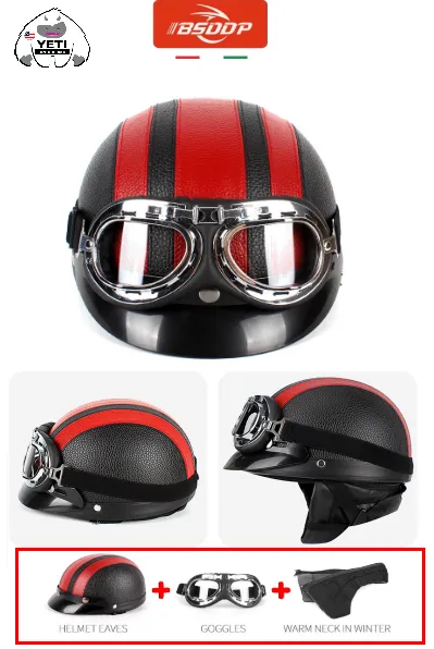 half cut helmet motorcycle