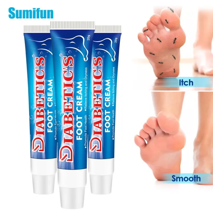 3pcs Sumifun Diabetes Foot Treatment Cream Anti Inflammation Diabetic