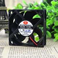 Original thousand red SUPERRED CHD6012BB 12V 0.12A 6CM 6020 2-wire cooling fan