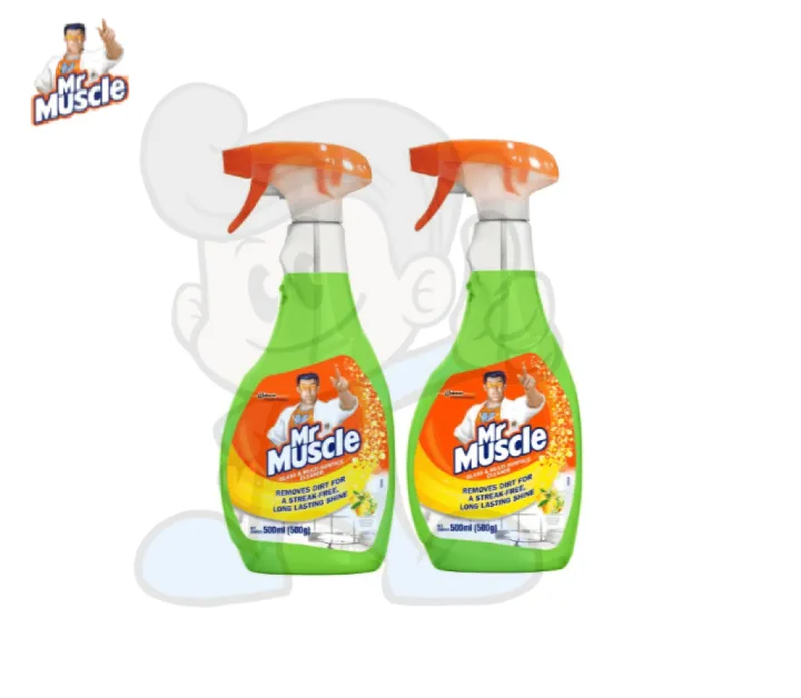 Scj Mr Muscle Glass And Multi Surface Cleaner Primary Fresh Lemon 2 X 500 Ml Lazada Ph