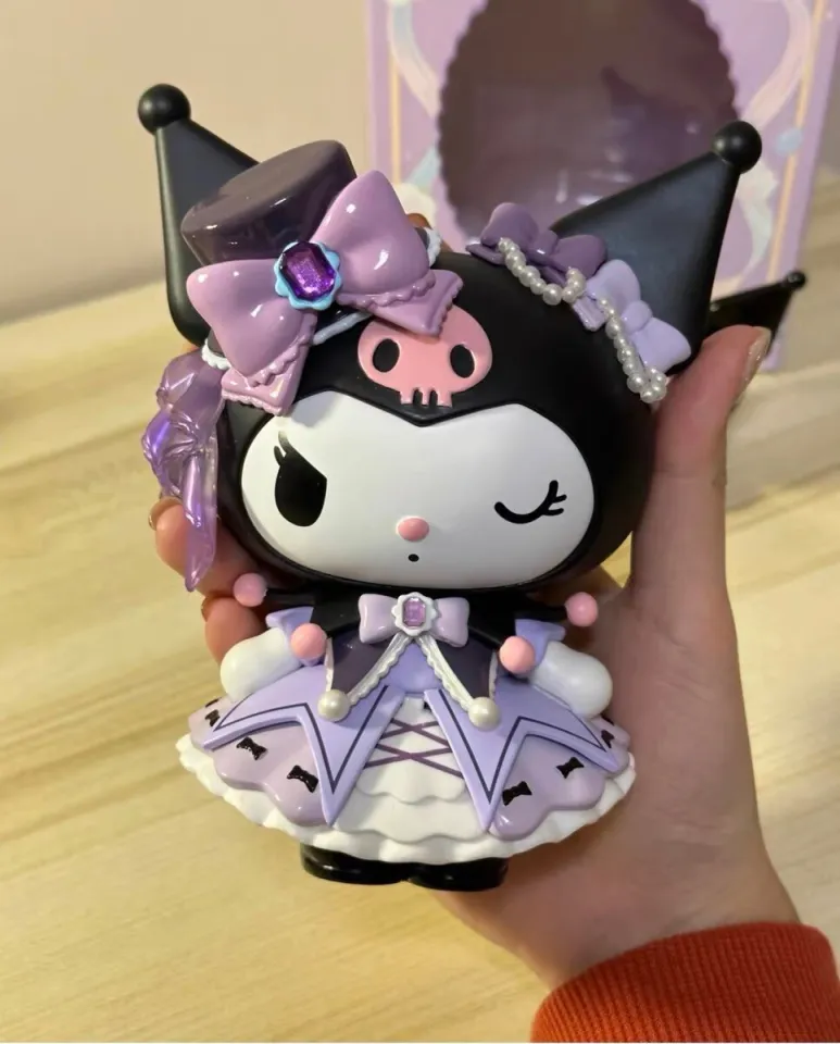 Original New 15cm Anime Sanrio Rosebud Club Series Kuromi My