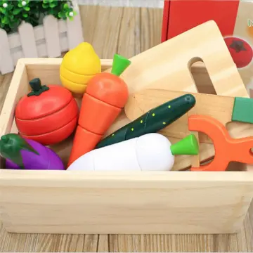 Wooden Knife Kids Cooking Toys Safe Knives Cutting Fruit Vegetable