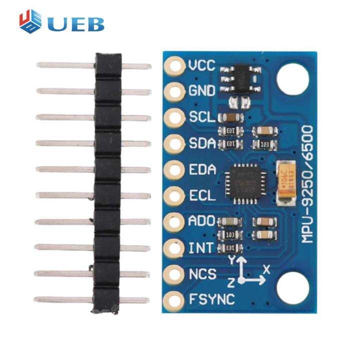 mpu9250-gy-9250-9แกน-9ทัศนคติแกนเซ็นเซอร์โมดูล-iic-spi-gyro-accelerator-magnetometer-อุปกรณ์ตรวจวัดพลังงาน3-5v