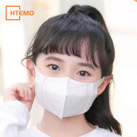 HTEMO หน้ากากเด็ก 3 มิติ 3D สเตอริโอชายหญิง 3 ชั้น 10 ชิ้น 4-12ขวบ