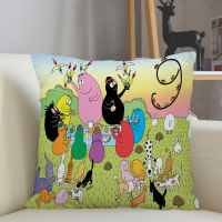 (HOT)Musife Barbapapa Pillowcase Custom Square Pillow Cover Case Zipper Pillowcase 35X35,40x40,45x45cm Drop Shipping