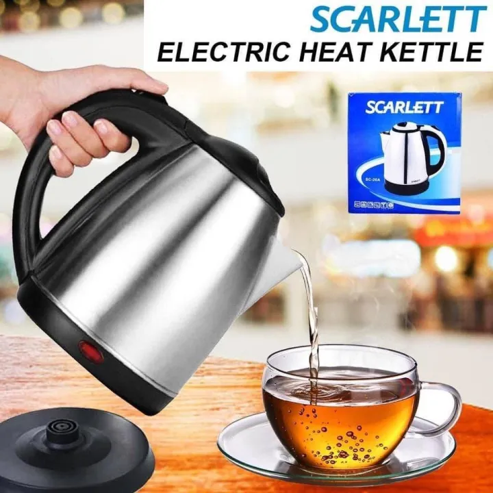 Electric kettle Scarlett กาต้มน้ำไฟฟ้า ตัดไฟอัตโนมัติ Electric Kettle รุ่น SC20A ร้อนเร็วด้วย