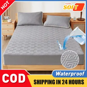 100% Waterproof Cotton Mattress Protector Bedspread One-Piece Urine-Proof  Breathable Mattress Cover Mattress Dust Cover Protective Case