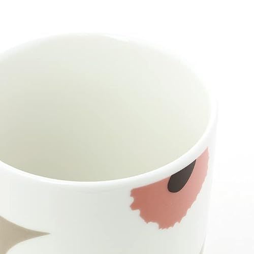 2022แก้วลาเต้-marimekko-ถ้วยกาแฟ-unikko-71833ดินเหนียว183-ดินเหนียวสีขาว-ขาว